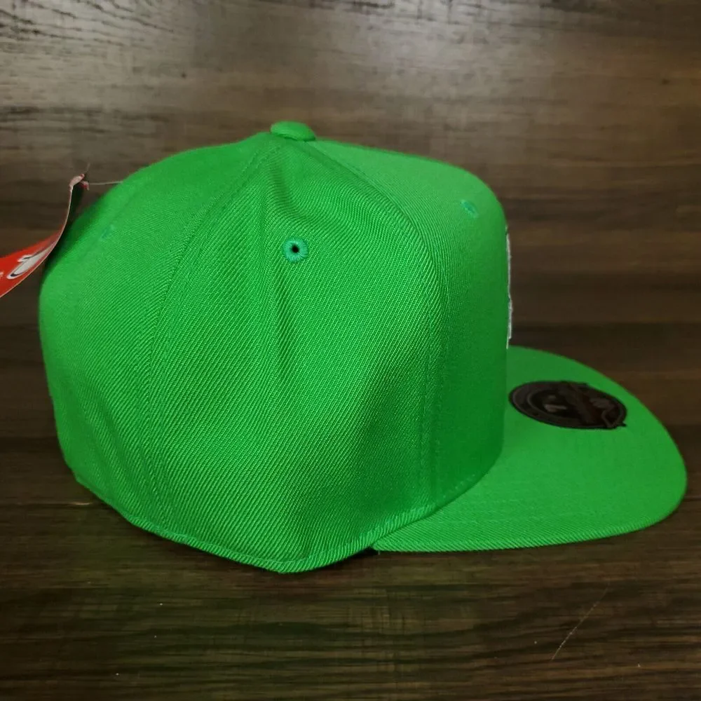 Seattle Sounders Mitchell & Ness MLS Fitted‎ 7 1/8 Flatbill Hat Cap 3D Logo NWT